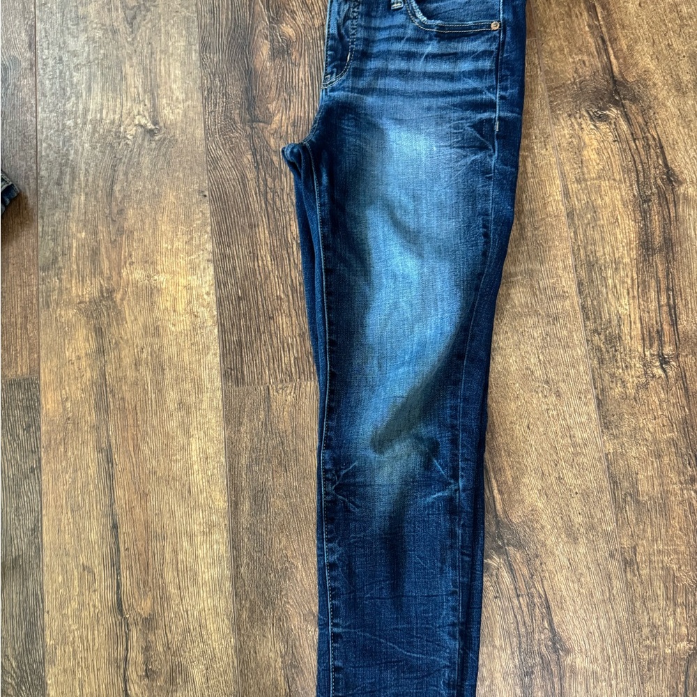 BKE Women's Skinny Jeans - Dark Blue